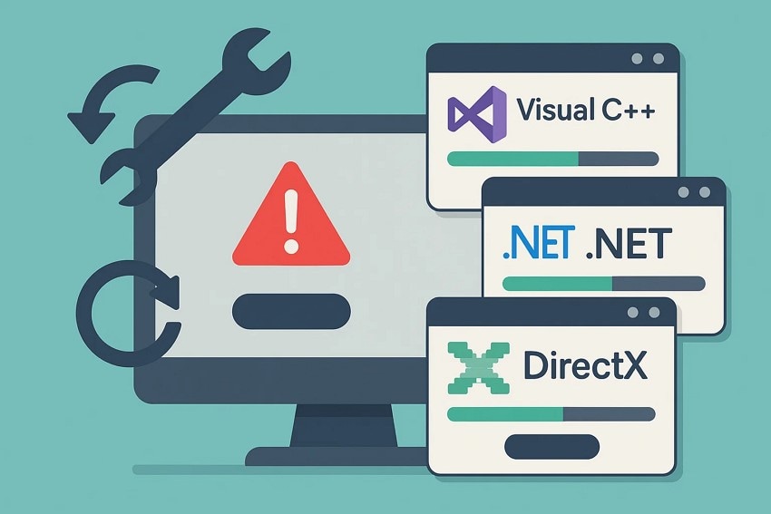 repair required dependencies