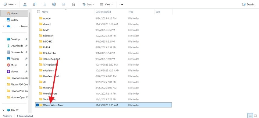find save file folder