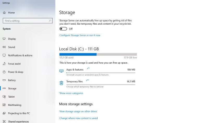 configure storage sense