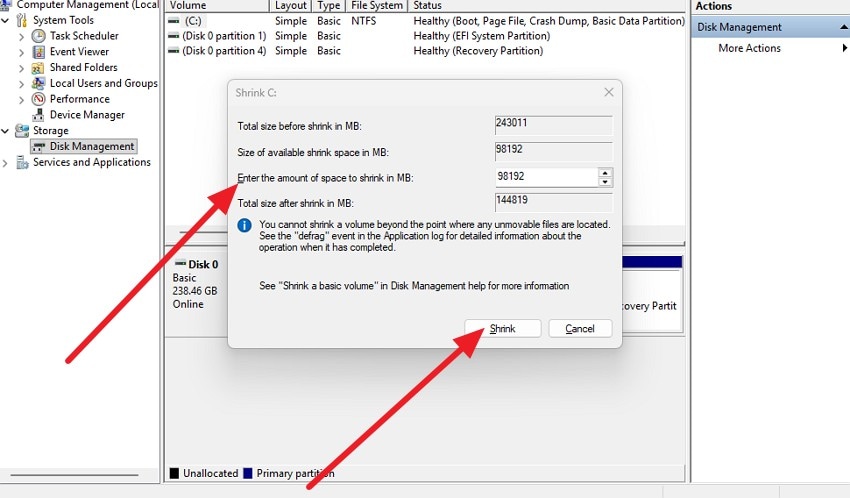 pick drive and choose shrink