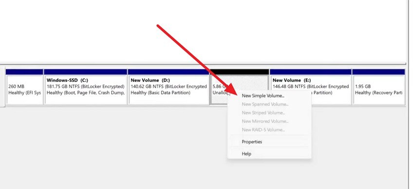 pick new simple volume option