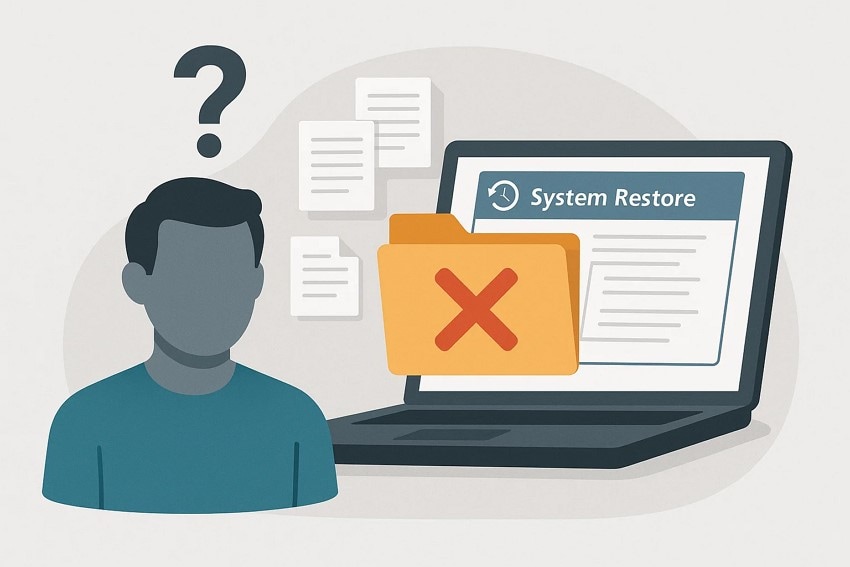 personal files and system restore