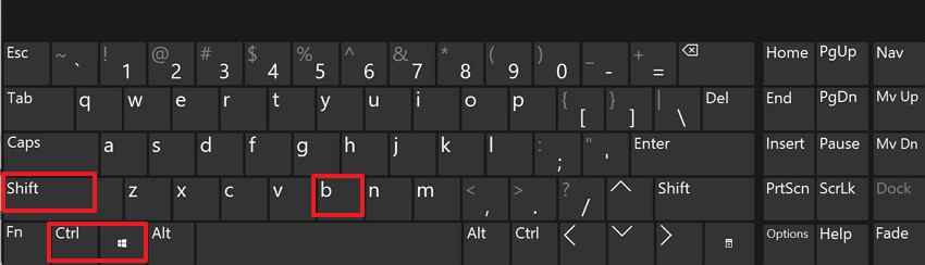 refresh frozen display output