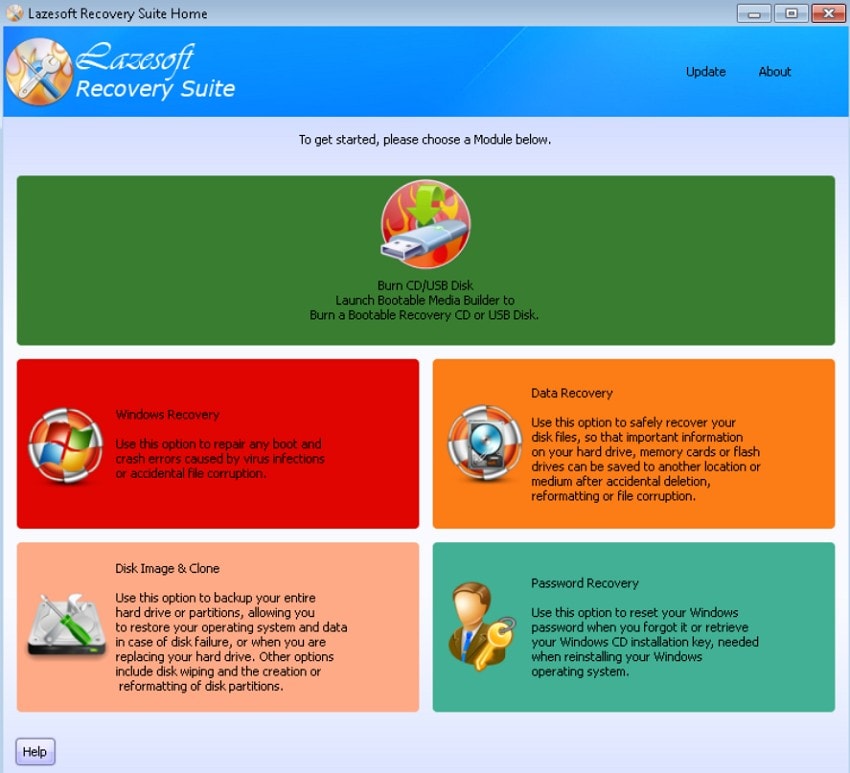 recover windows password with lazesoft