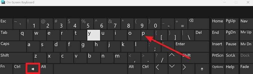 try the keys