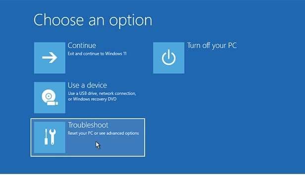 restablecer contraseña de Windows 11 con USB 43