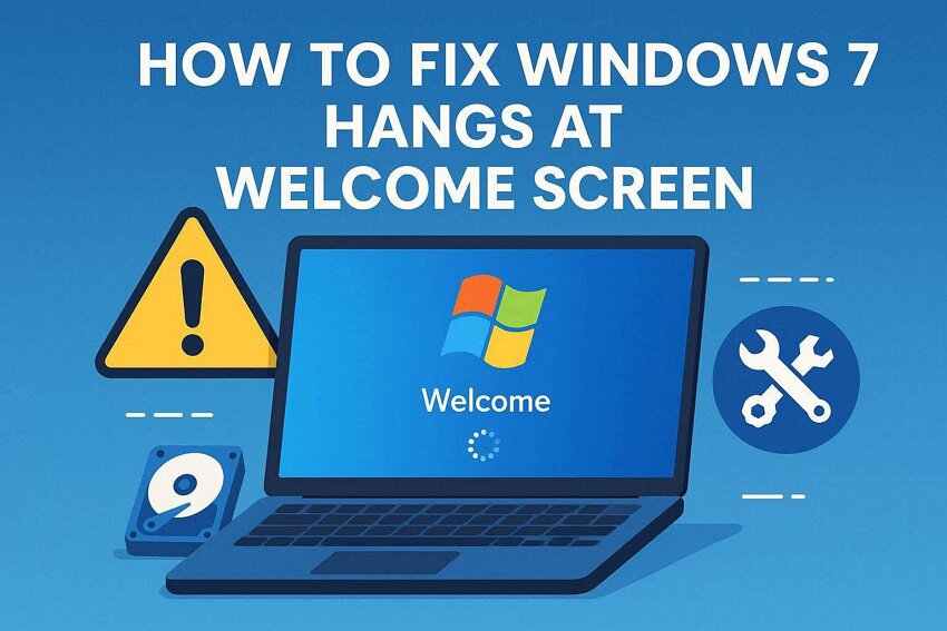 Windows 7 Hangs at Welcome Screen? Fix It Without Losing Your Files