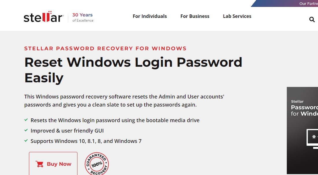 stellar password recovery for windows