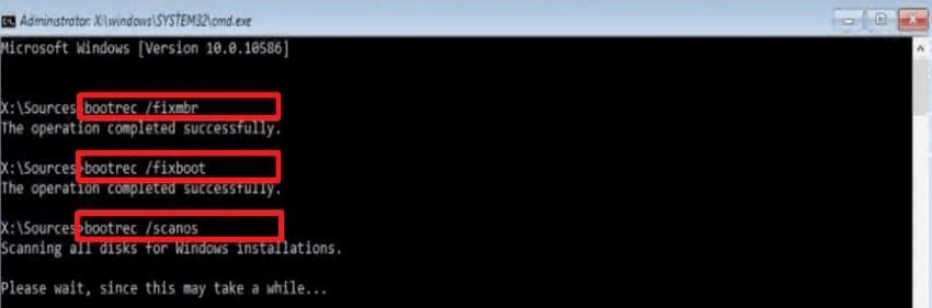 windows recovery environment to repair