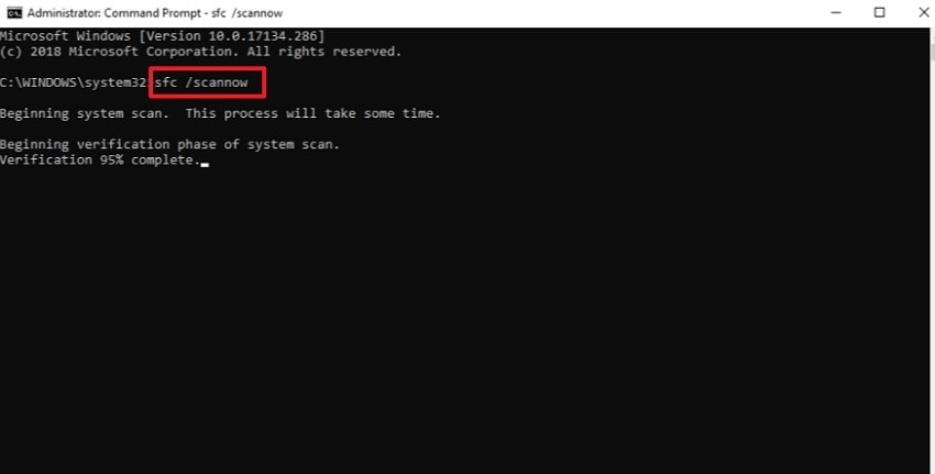 run scan after enabling the service