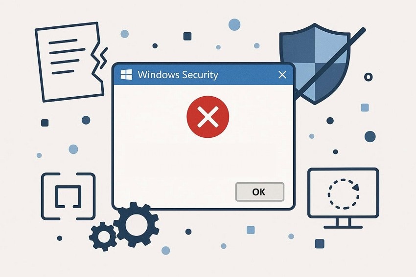 why windows security service fails