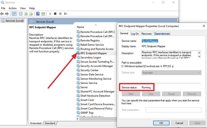 check rpc endpoint status