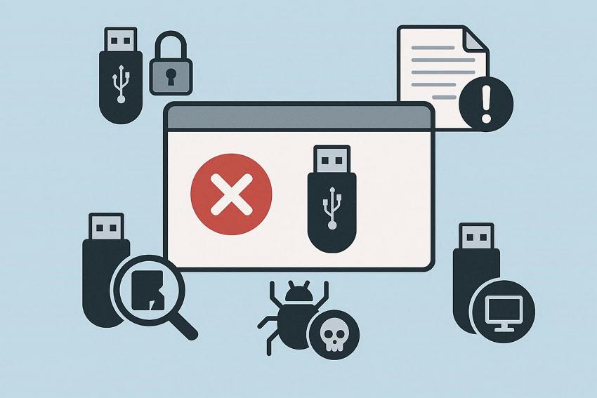 why usb formatting error occurs