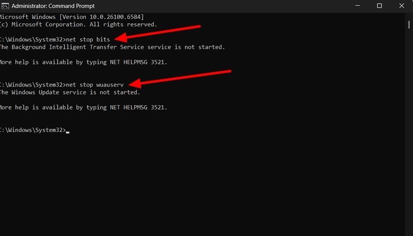 reset windows update components
