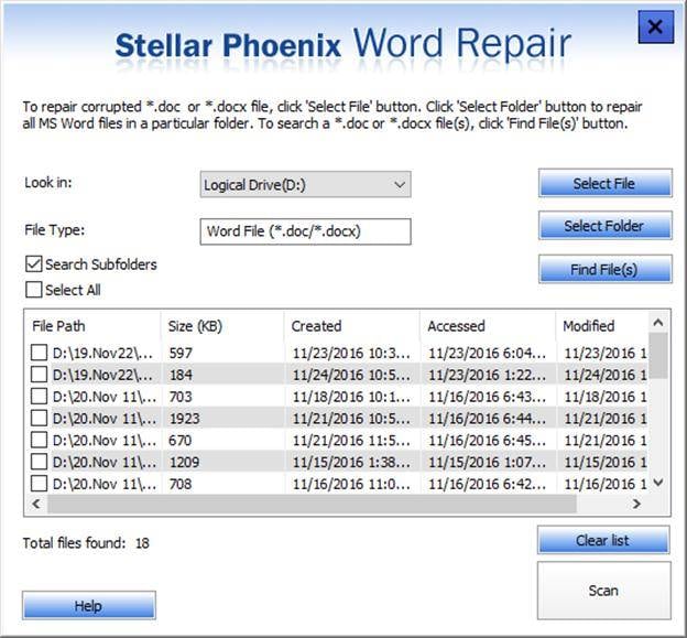 Beschädigte Word Datei reparieren Schritt 2