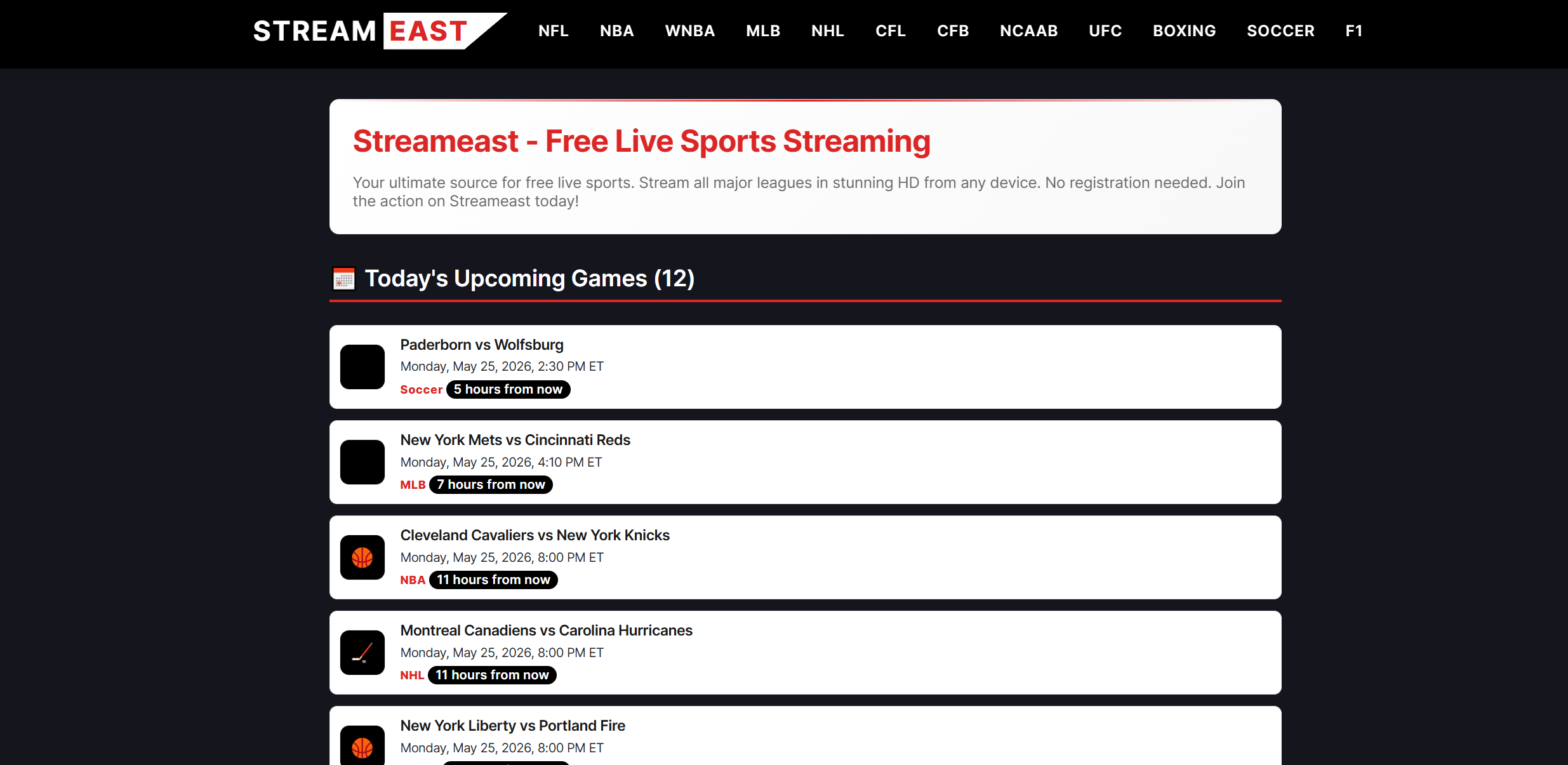 streameast