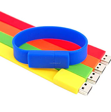 Different types of USB flash drives-wristband usb flash drive