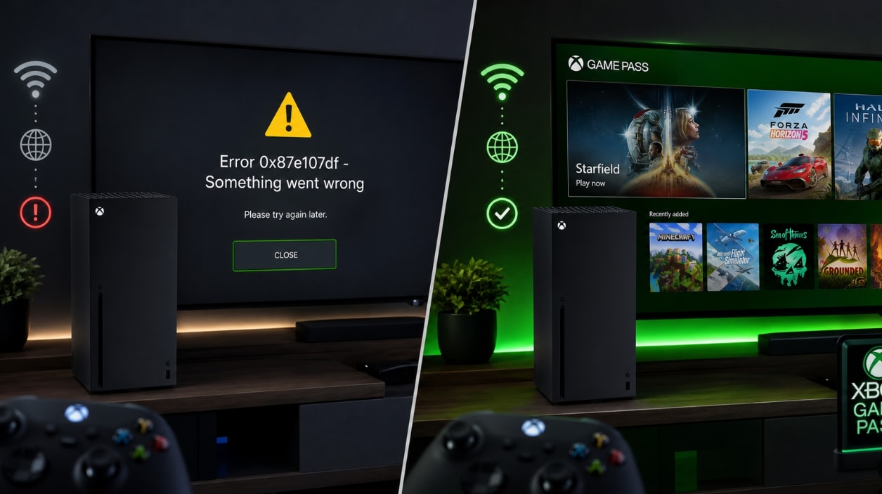 How to Fix Xbox Error Code 0x87e107df? There Might Be An Outage In Our Online Service
