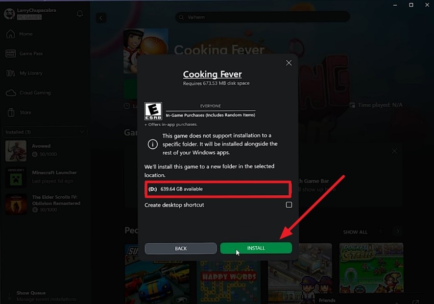 select drive press install