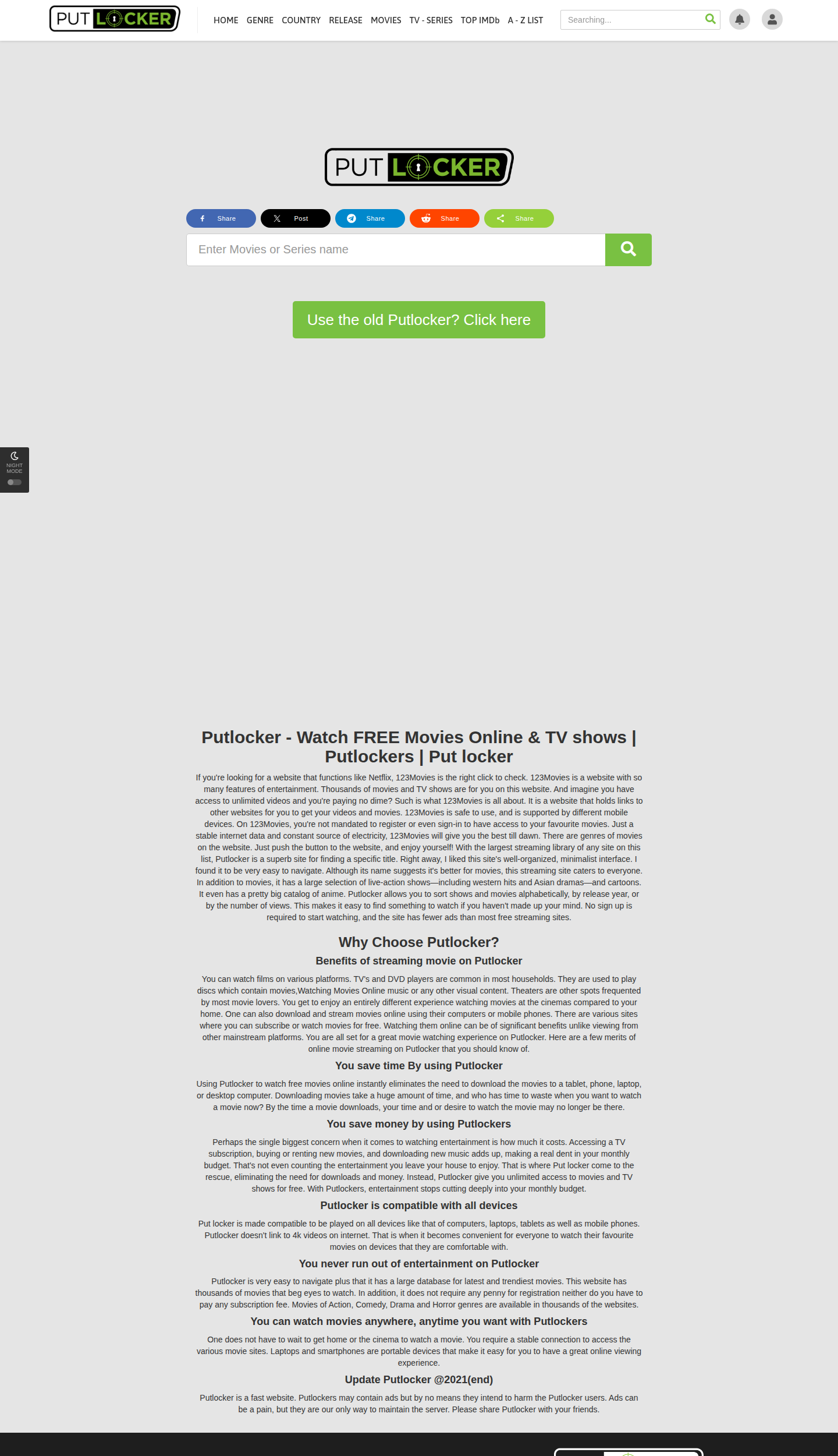 putlocker yesmovies alternative