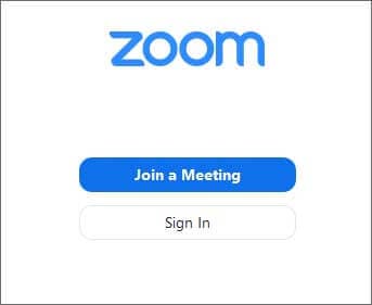 connectez-vous au compte zoom