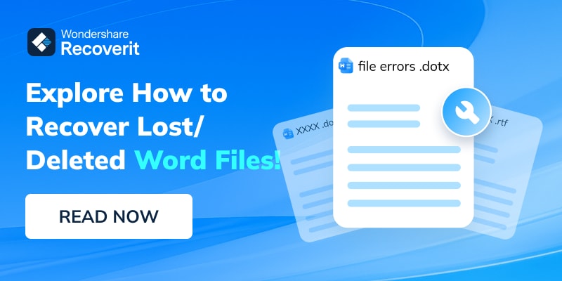 word document recovery