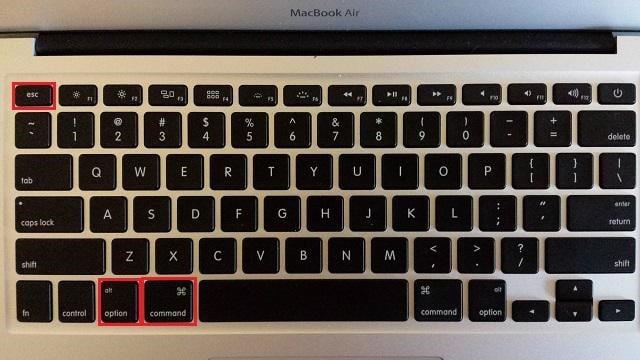 ctrl alt delete on mac keyboard