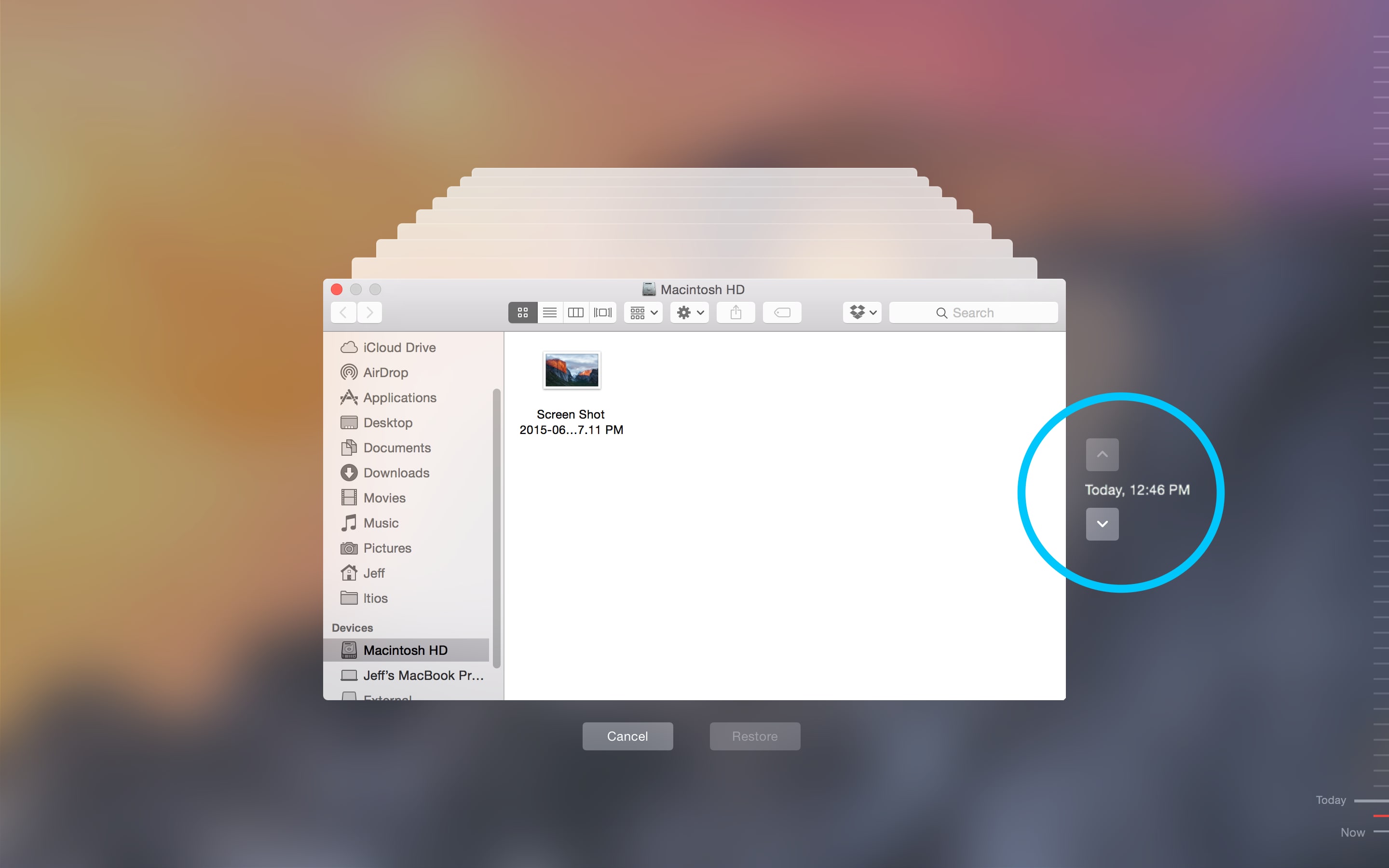 restore word from time machine mac 