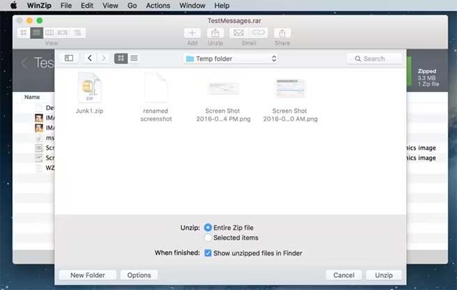 winzip zip software for mac