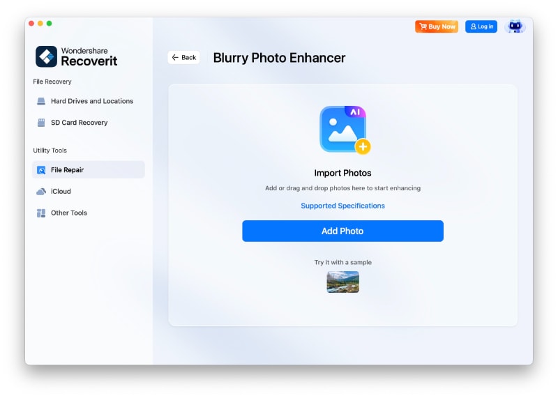blurry enhancer mac