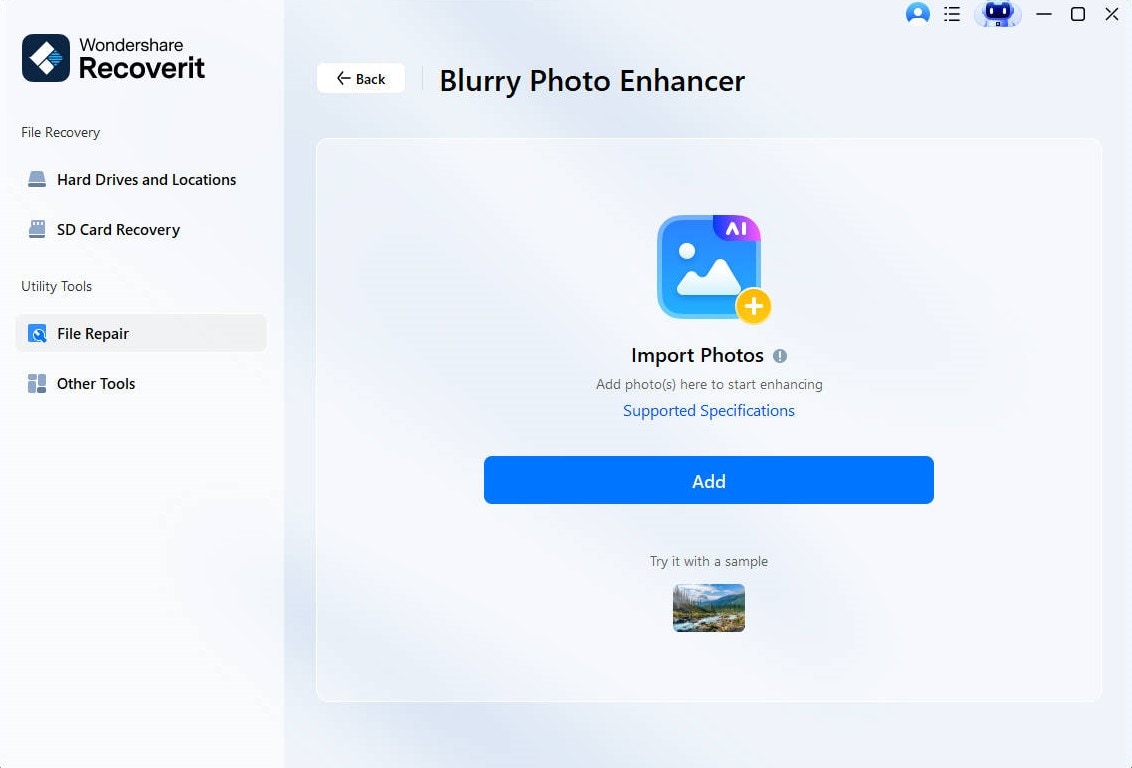 blurry photo enhancer