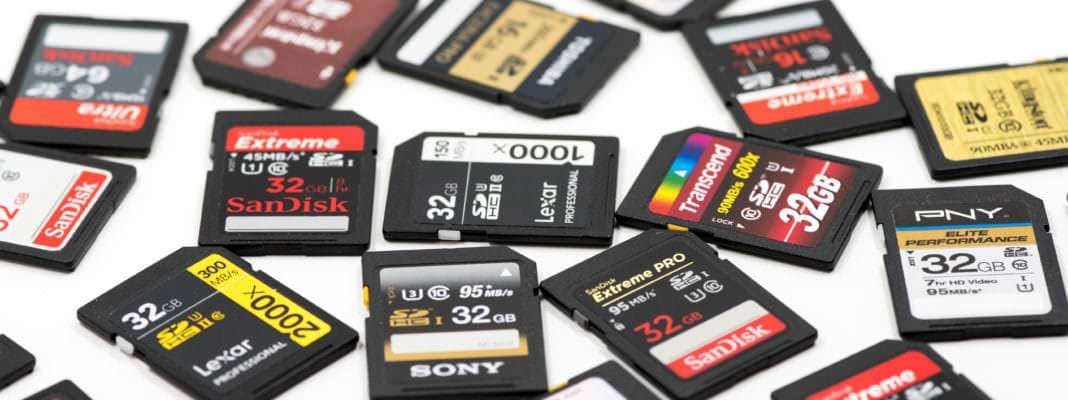 different types of sd cards