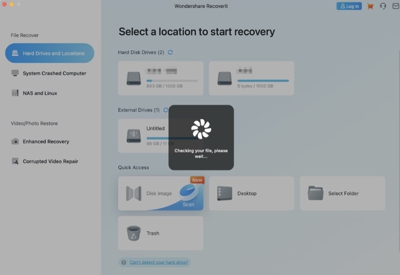 validating your disk image file