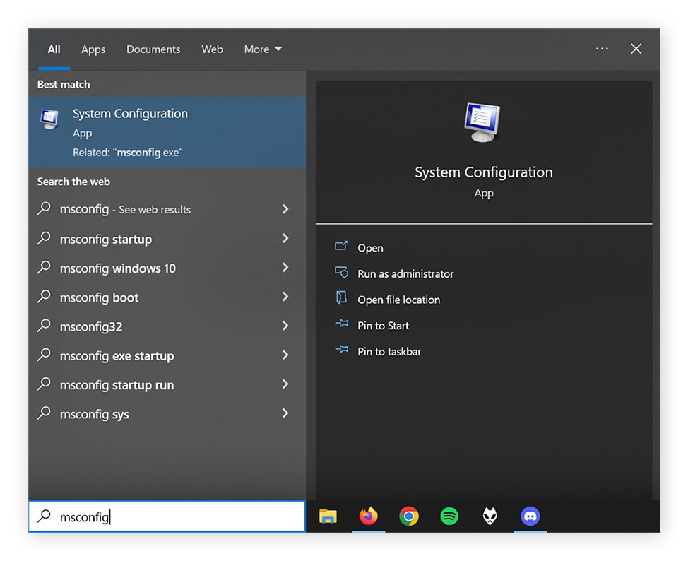 open system misconfiguration