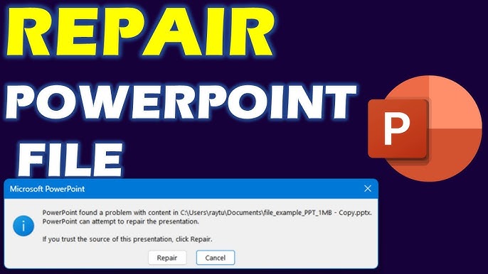 fix corrupted powerpoint file