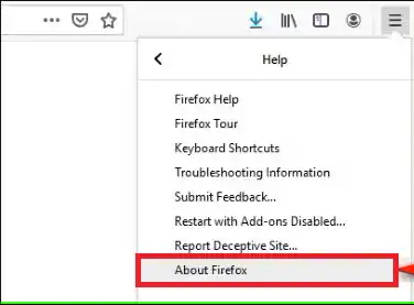 about firefox