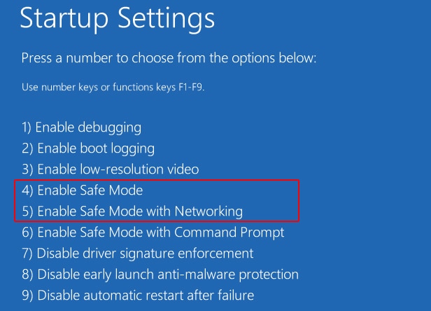 safe mode windows 