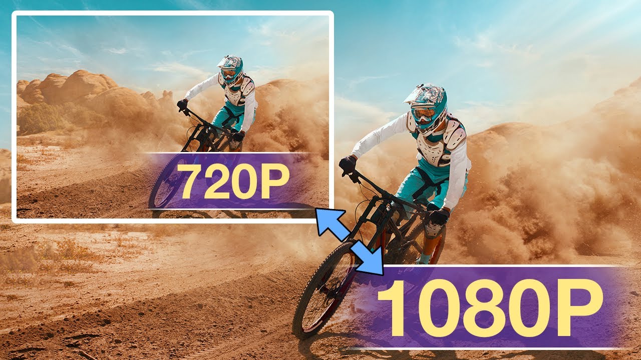 Convierte videos de 720p a 1080p