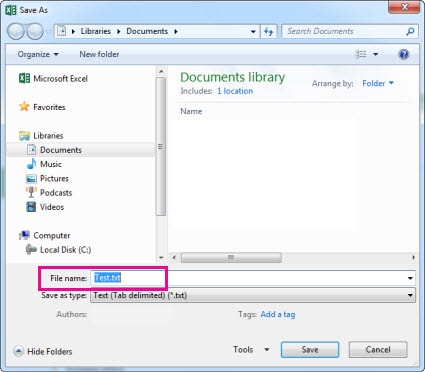rename excel file 