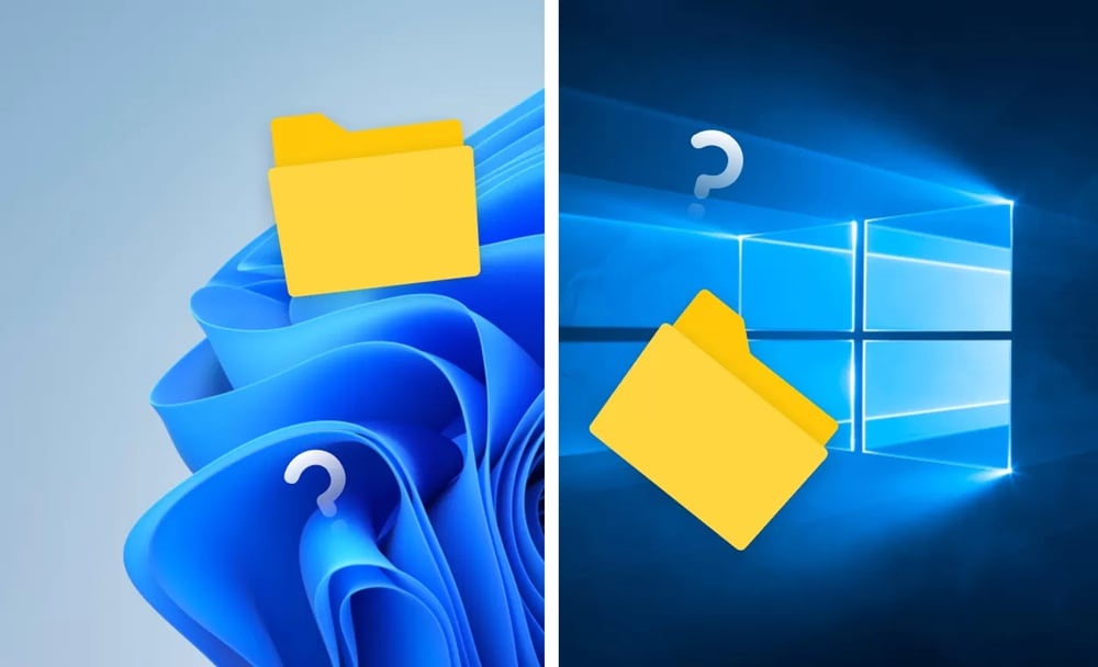 how to fix folders disappeared from windows