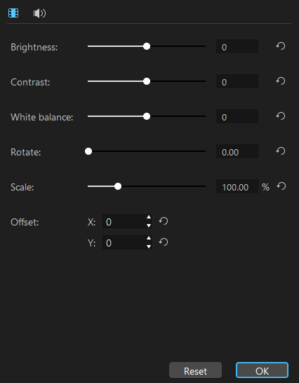 adjust scale imovie