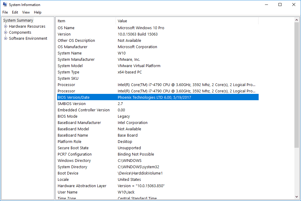 update bios 