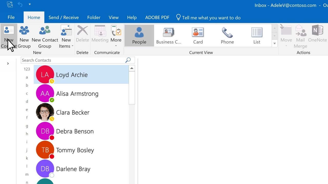 how to recover deleted contacts in outlook