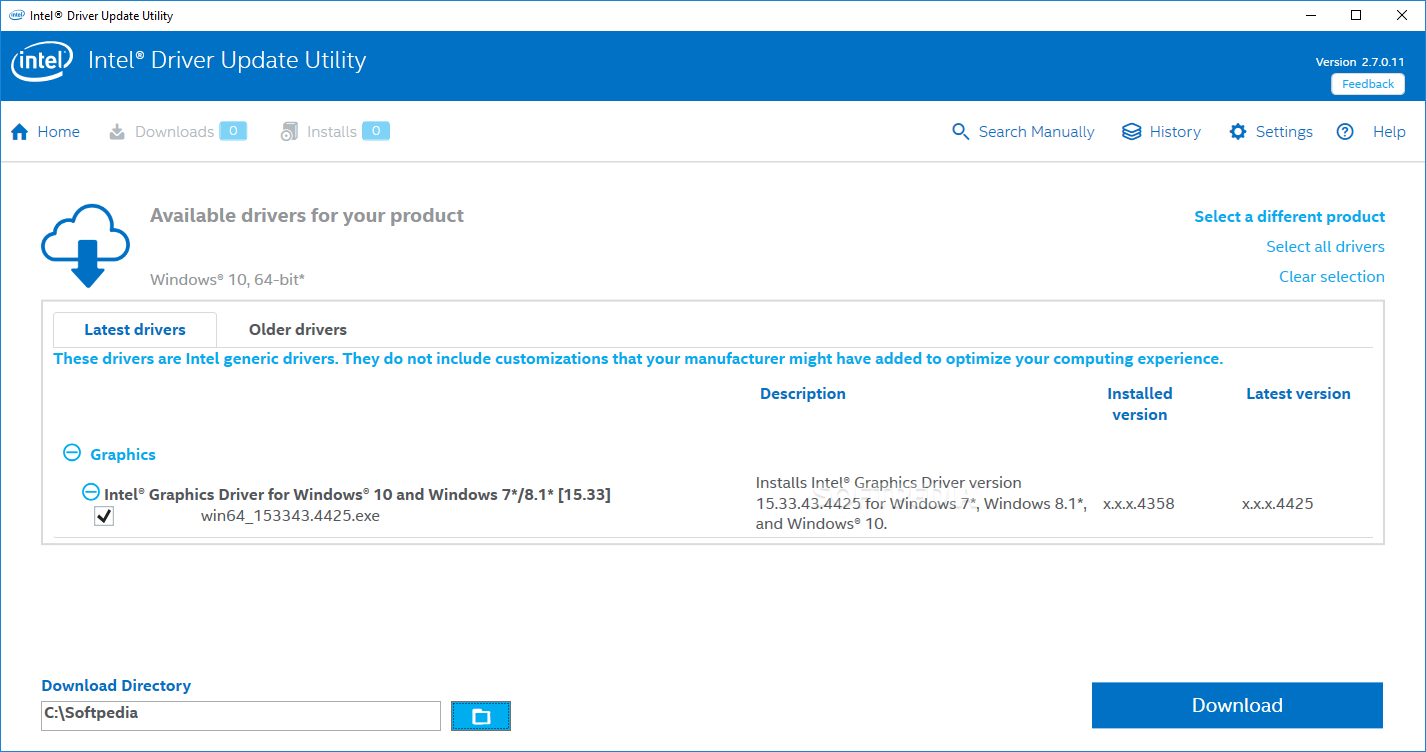 download drivers from website 
