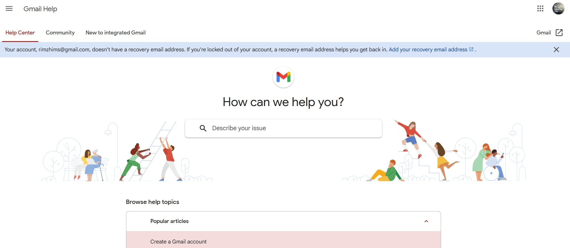 gmail support 