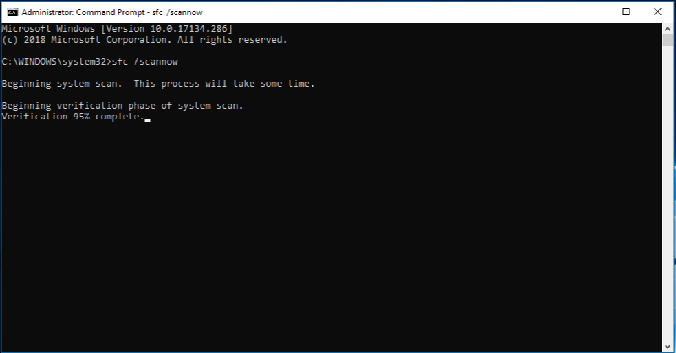 run sfc scan windows 