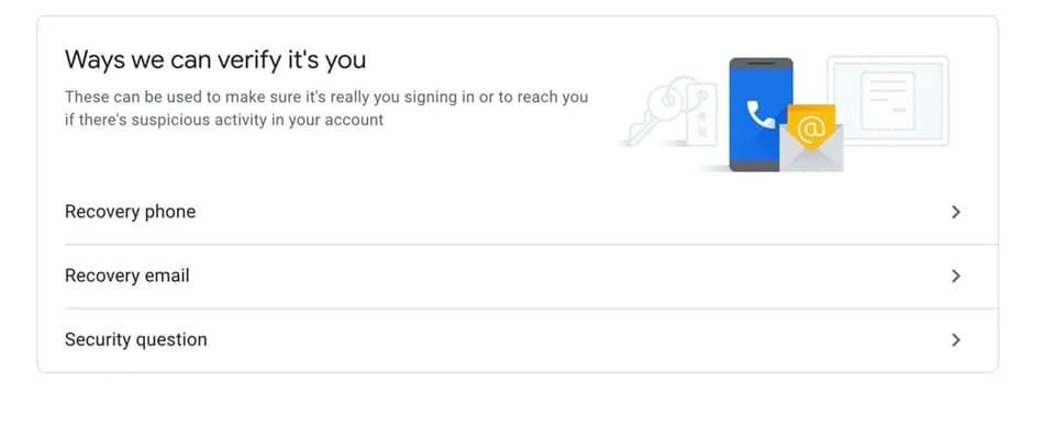 ways for verification 