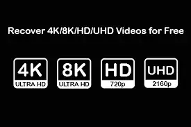 how to recover lost 4k 8k hd ultra hd videos