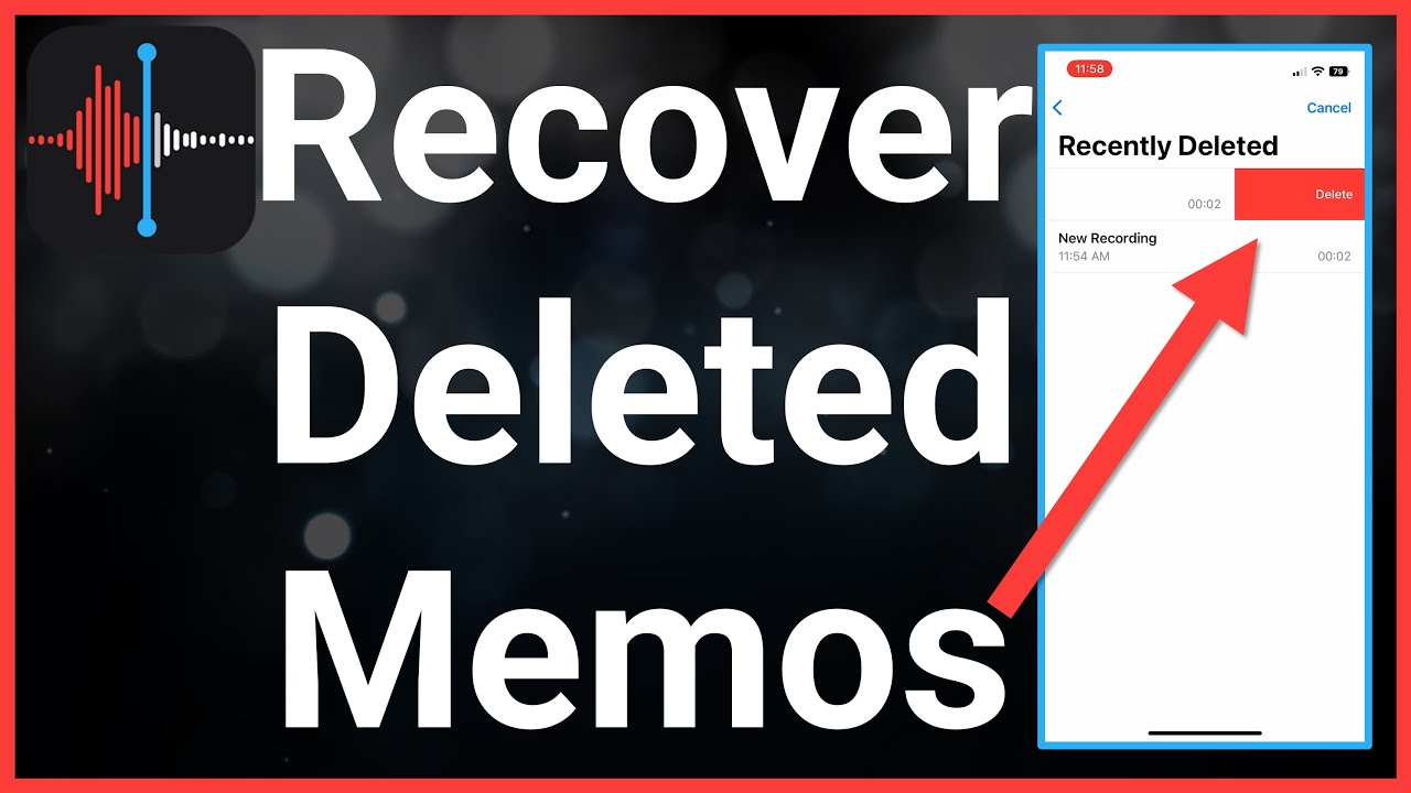 how to retrieve deleted voice-memos on iphone