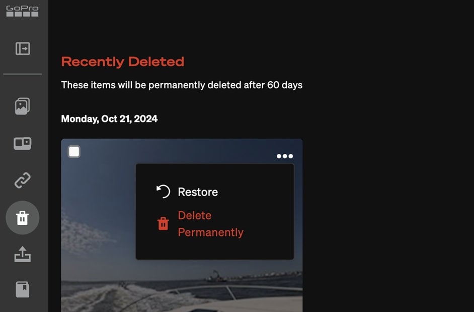 restore gopro videos from trash 